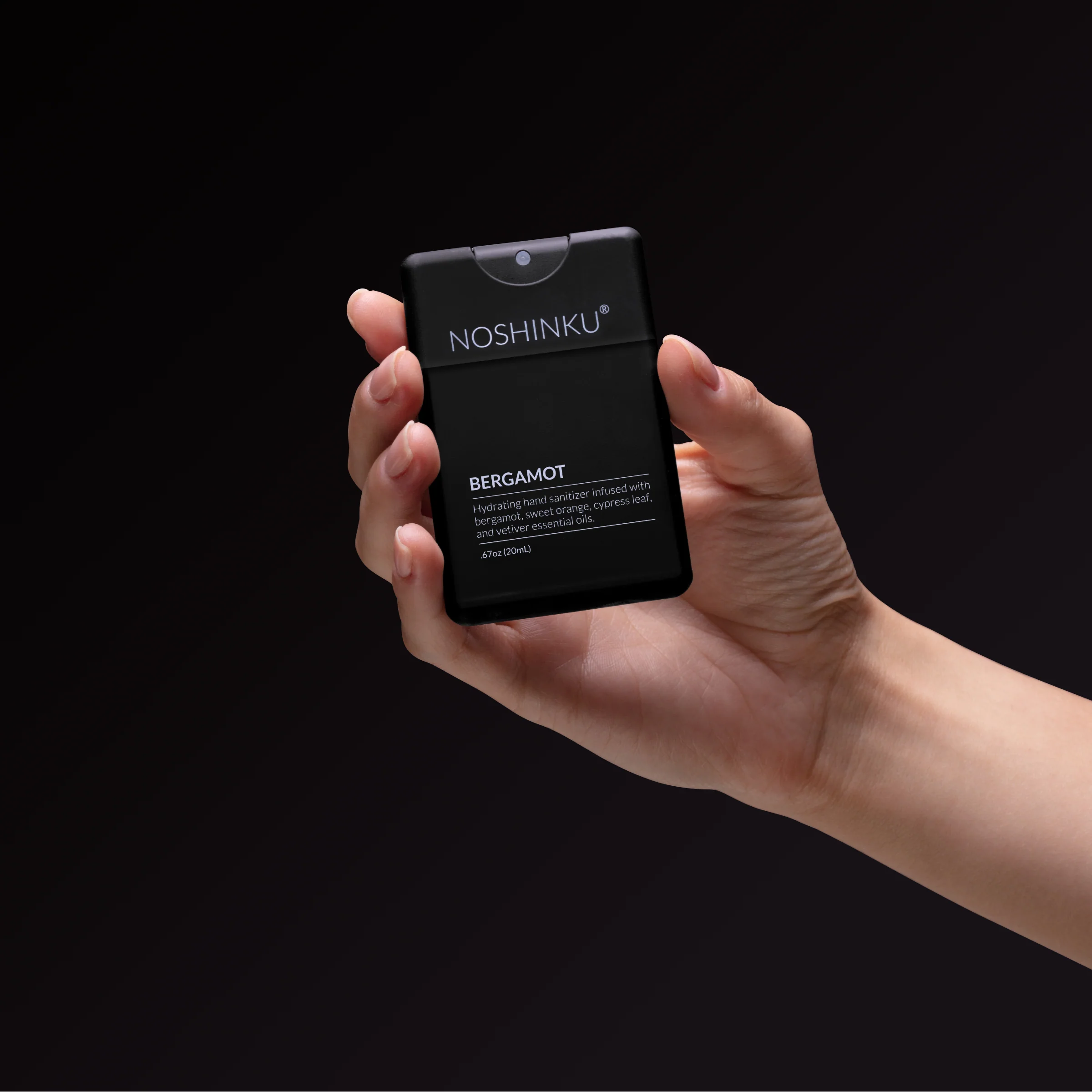 REFILLABLE Bergamot Ultra-Moisturizing Pocket Hand Sanitizer - Image 2