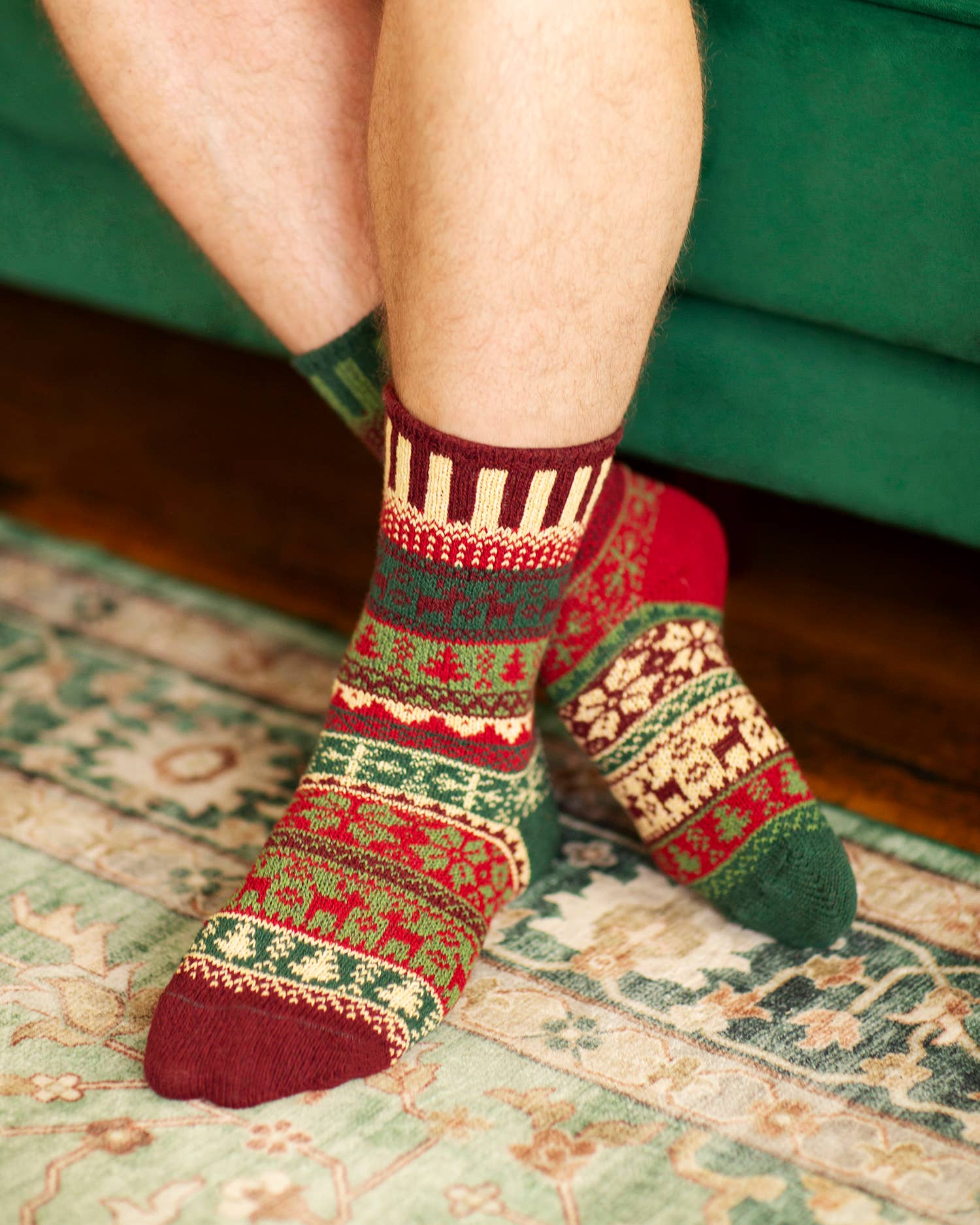 Noel Holiday Christmas Socks | Eco-Friendly USA Made - Image 2