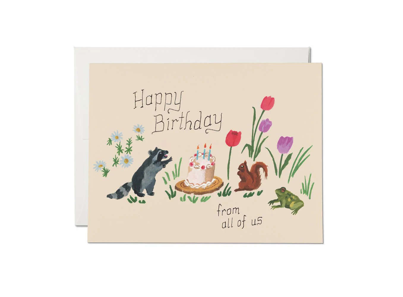 Birthday Critters greeting card - Image 1