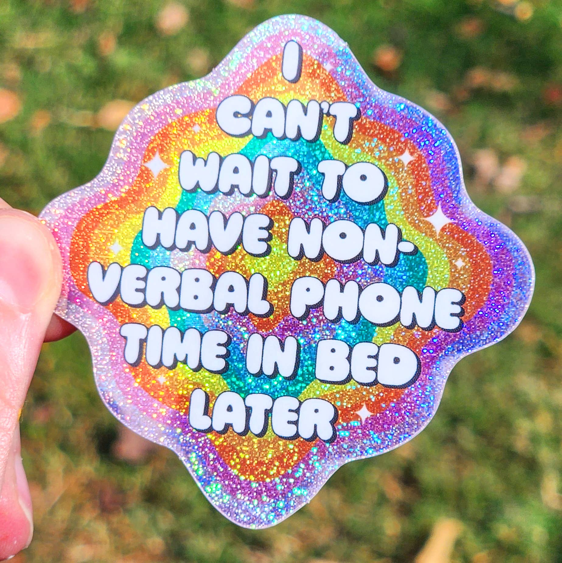 Phone time sticker glitter rainbow hydroflask planner - Image 3