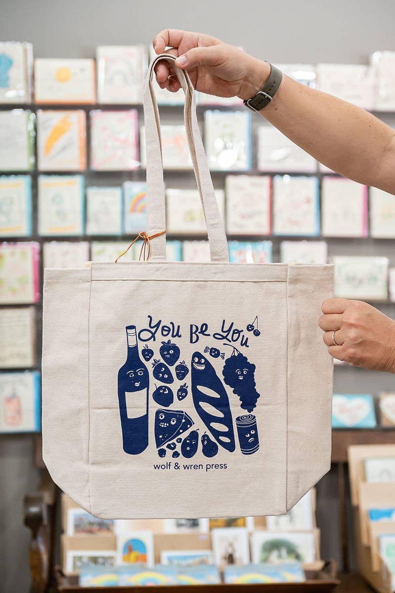 'You Be You' Canvas Tote/Book Bag - Image 3