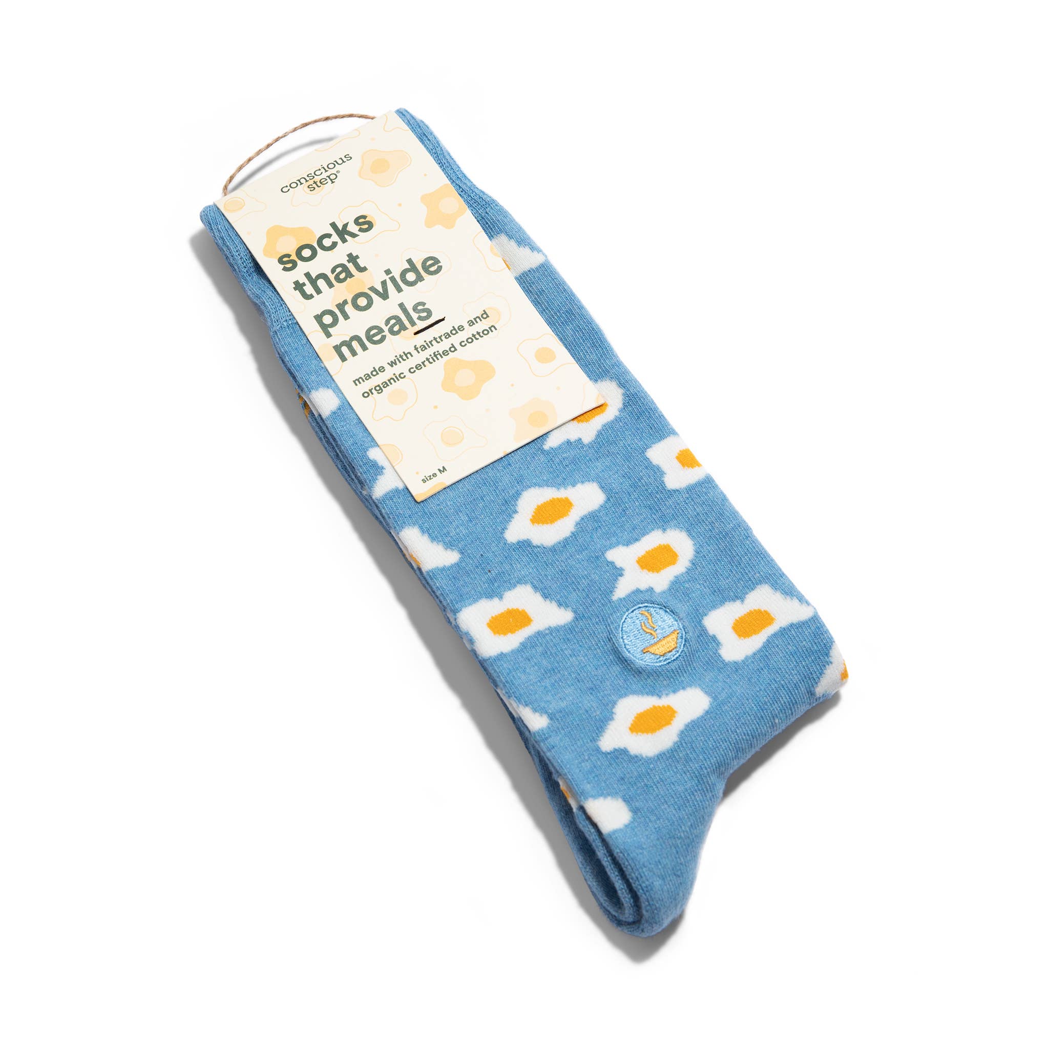 Socks that Provide Meals (Blue Eggs): Medium - Image 2