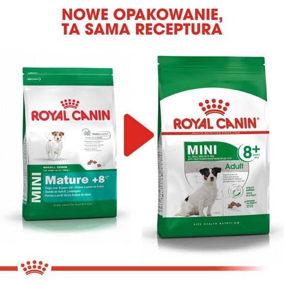 Royal Canin Mini Adult 8+ karma sucha dla psów starszych od 8 do 12 roku życia, ras małych 800g - Image 3
