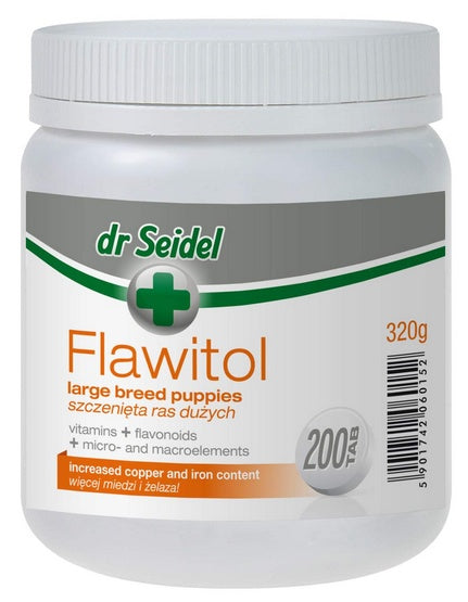 Dr Seidel Flawitol dla szczeniąt ras dużych 200 tabl. - Image 1