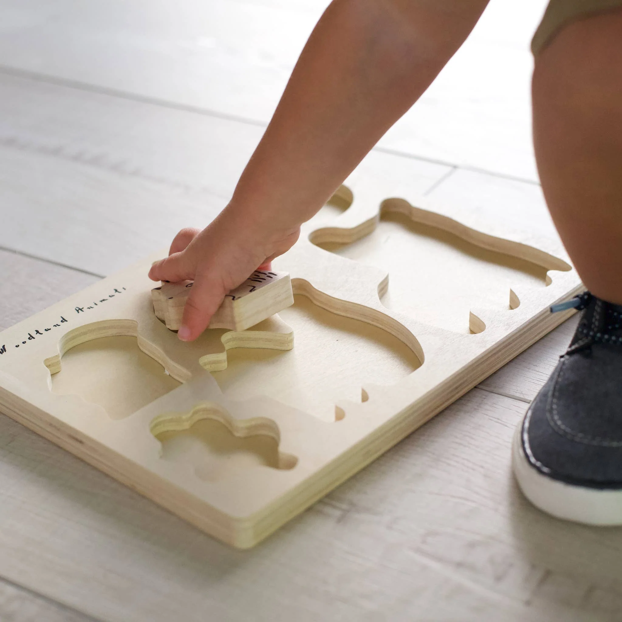 Wooden Tray Puzzle - Woodland Animals - Image 3