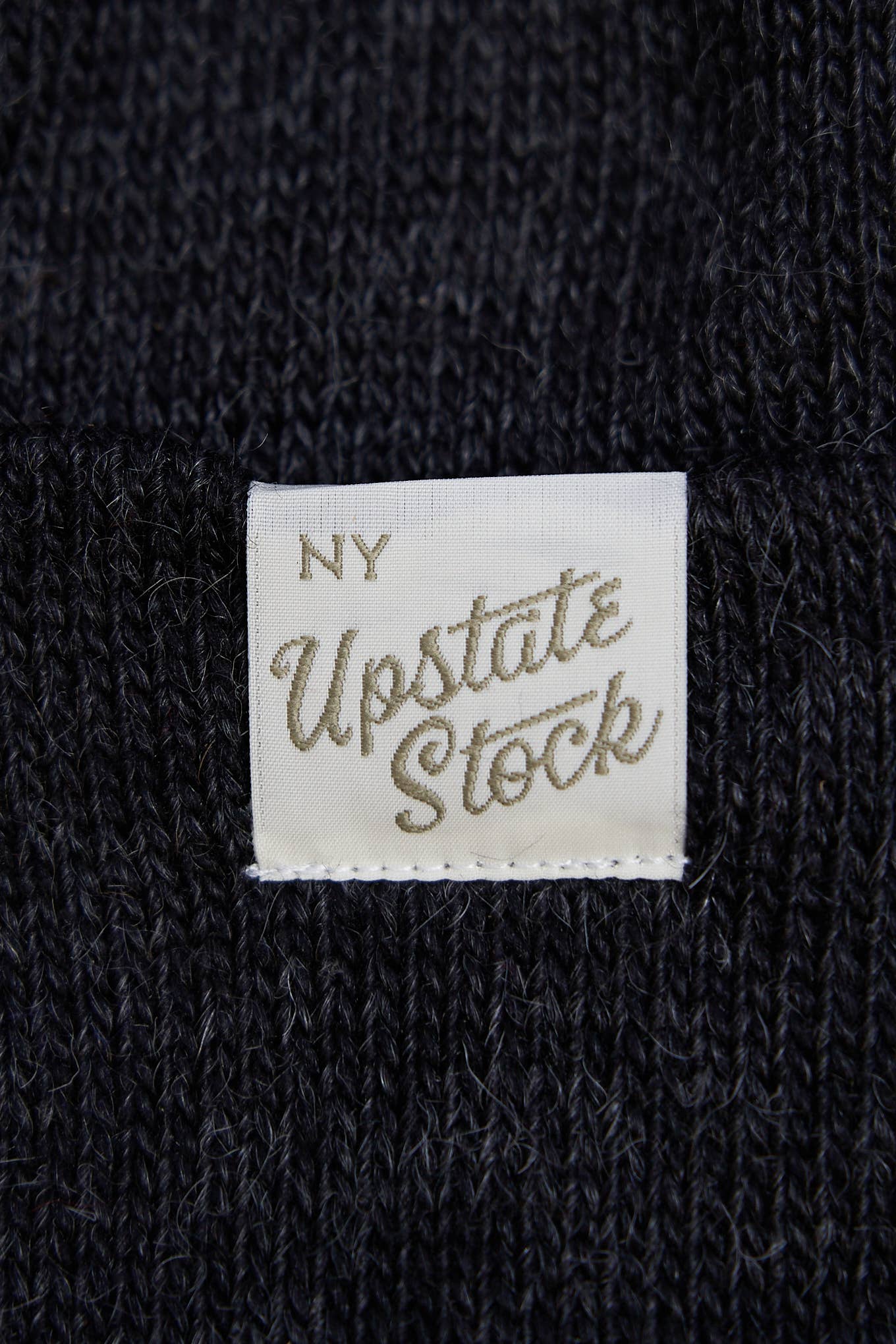 Black American Mohair Beanie - Image 2
