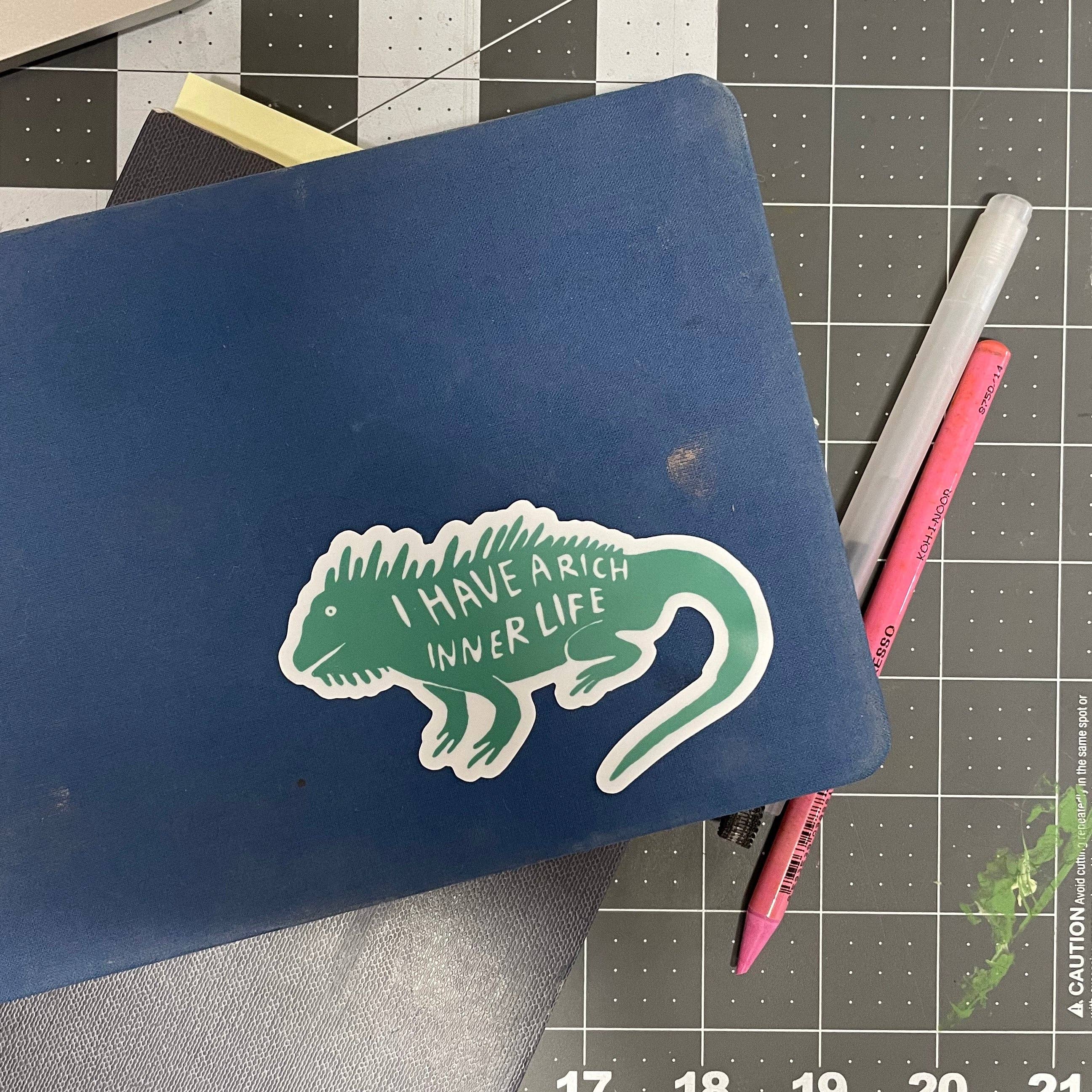 I Have A Rich Inner Life Sticker - Image 2