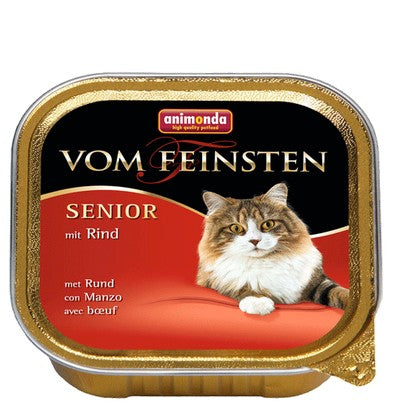 Animonda vom Feinsten Cat Senior z Wołowiną tacka 100g - Image 2