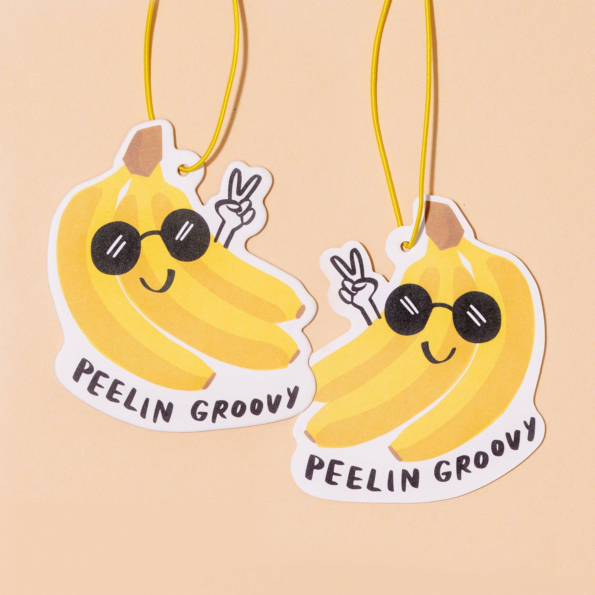 Peelin' Groovy Banana Air Freshener - Stocking Stuffer - Image 2