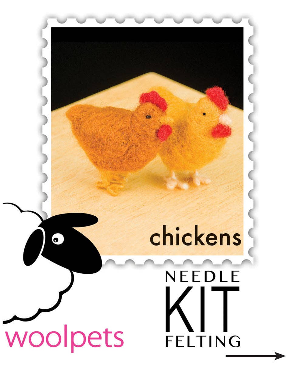 Chickens Felting Kit - Image 3