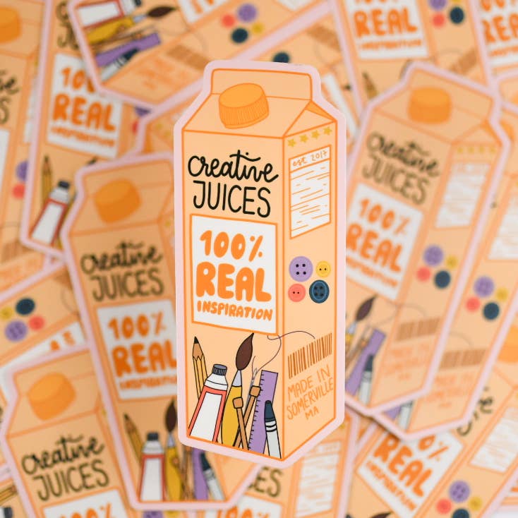 'Creative Juices' Vinyl Sticker - Image 2