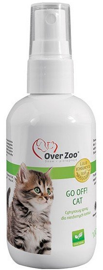 Over Zoo Go Off! Cat – cytrynowy spray odstraszający
