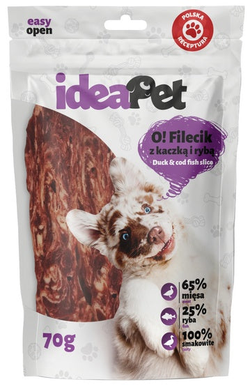 IdeaPet O! Fileciki z kaczką i rybą 70g - Image 3