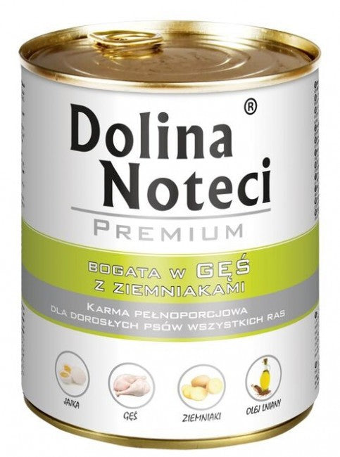 Dolina Noteci Premium Pies Gęś i ziemniaki puszka 800g - Image 2