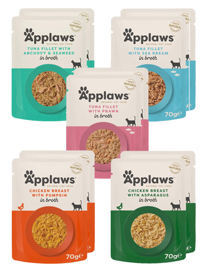 applaws saszetki 10x70g – mix smaków w poręcznych porcjach