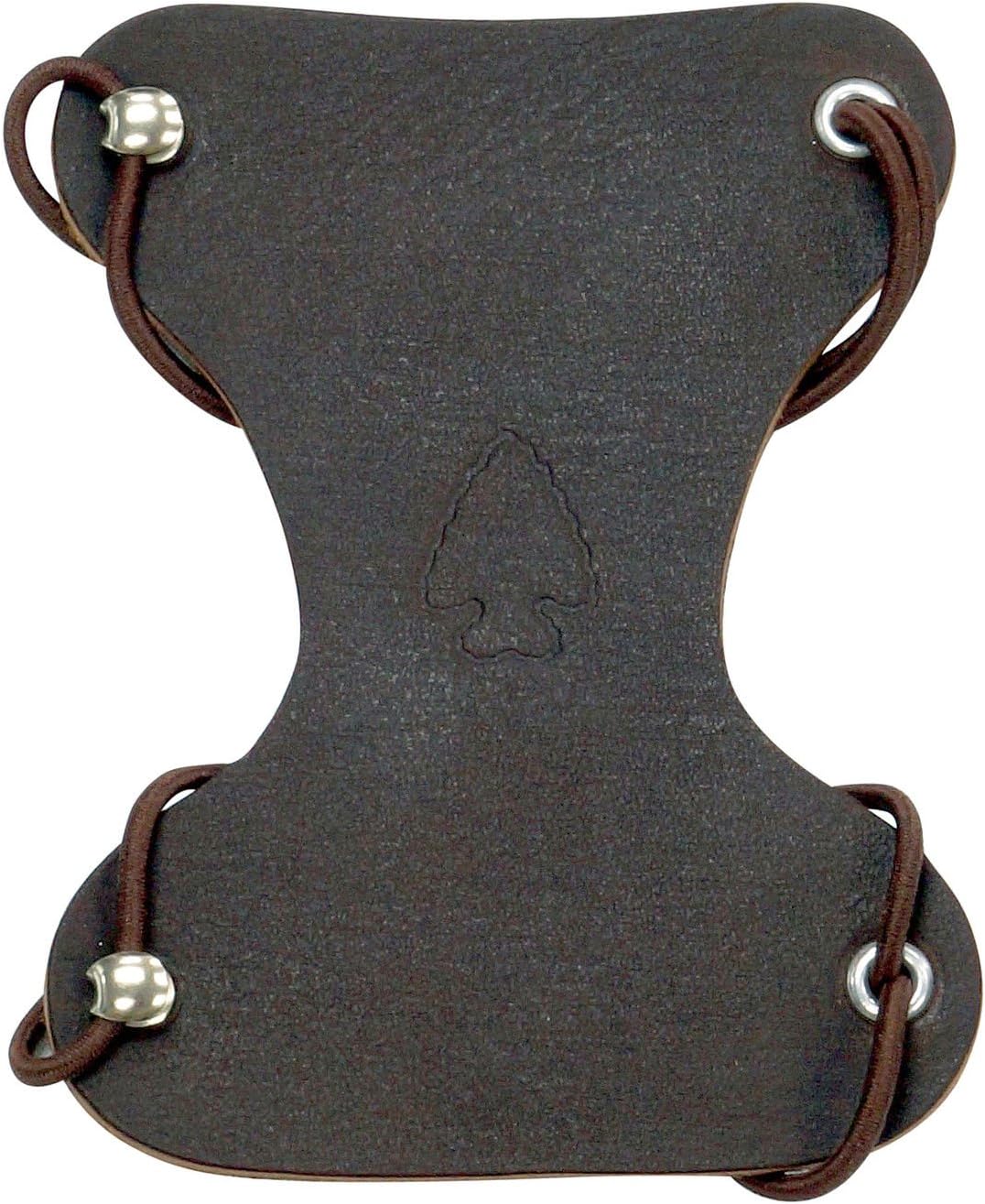 Serious Archery Kids Youth Arrow Armguard Brown Leather - Image 1