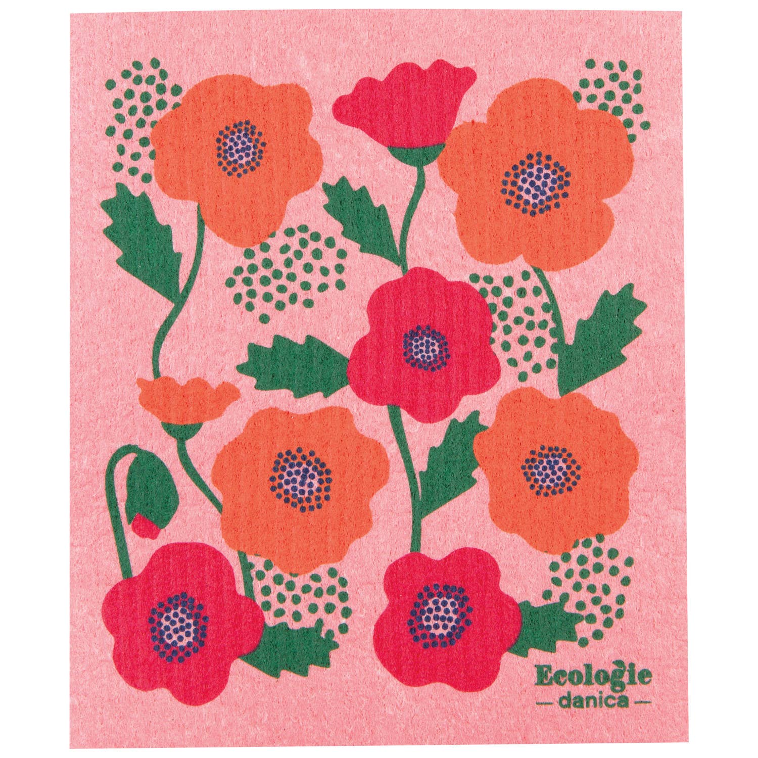 Poppy Swedish Dishcloth - Image 1