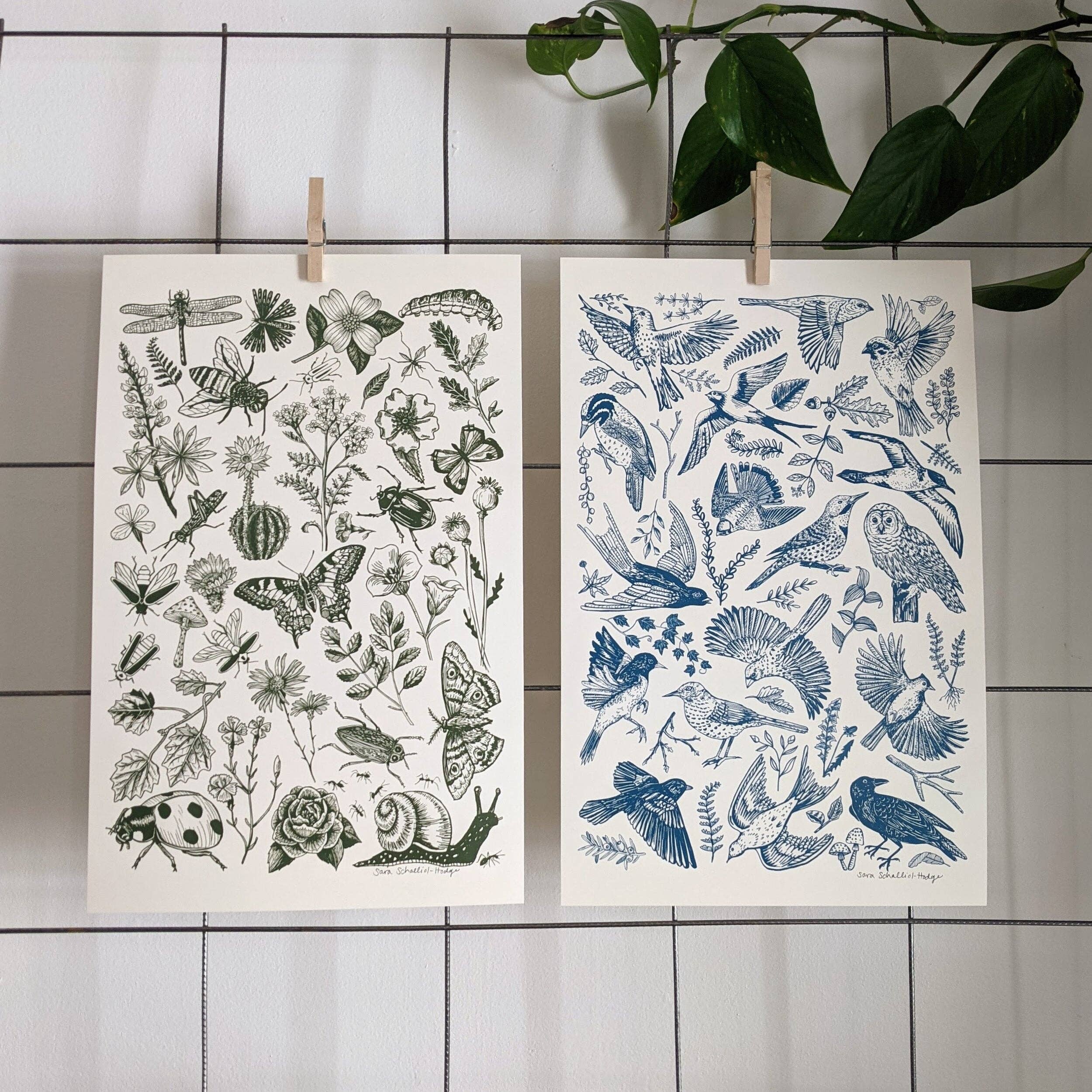 Art print | blue birds - Image 3