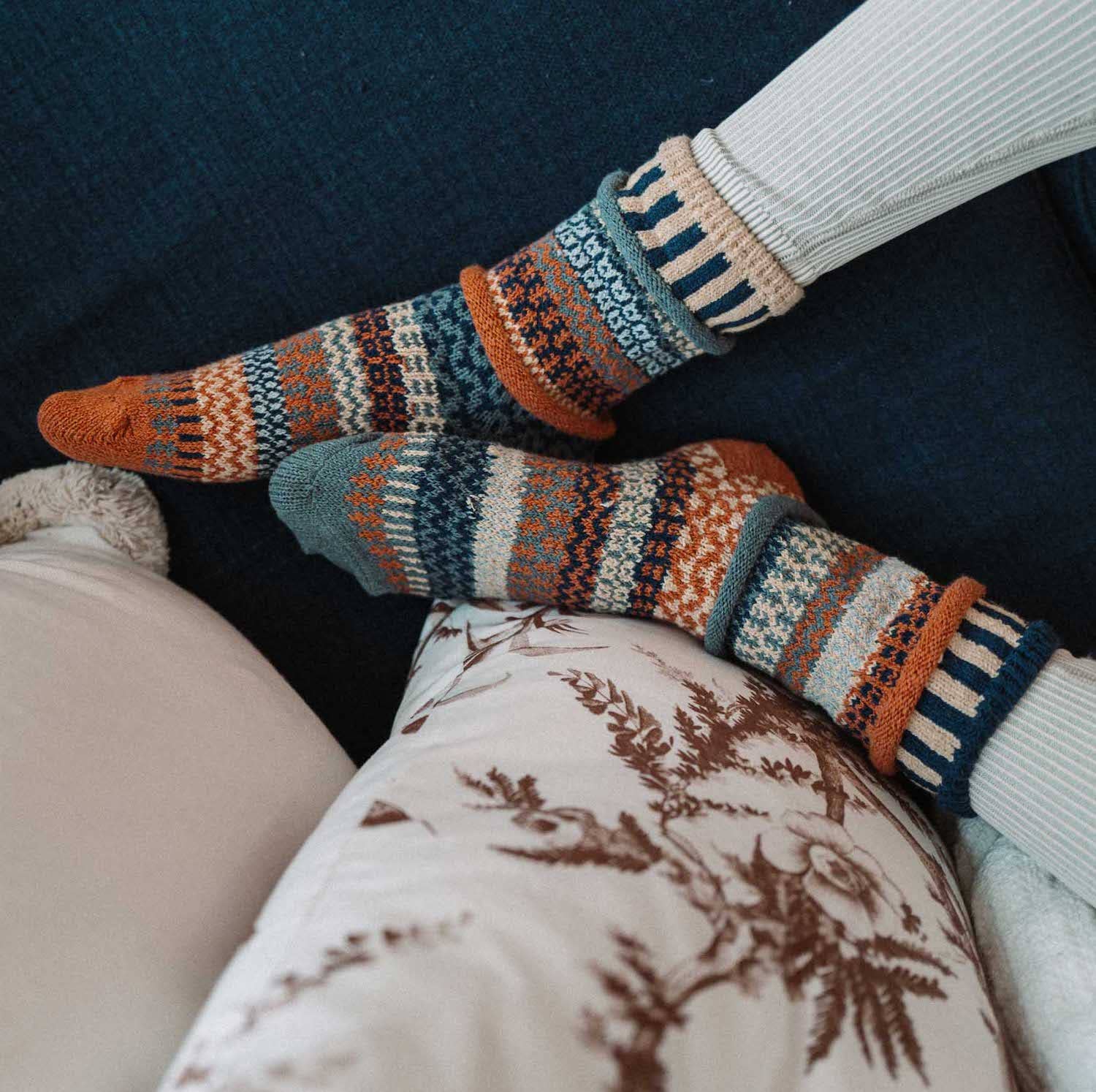 Nutmeg Crew Socks | Eco-Friendly & Made in the USA - Image 2