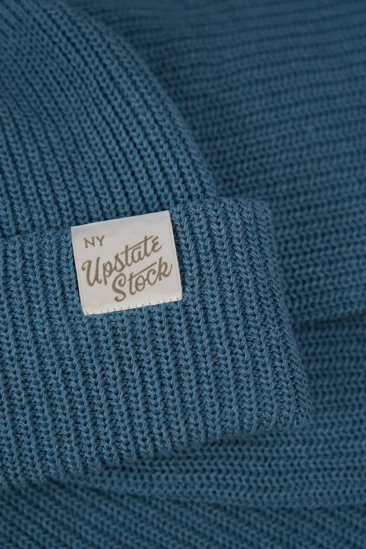 Aqua Upcycled Cotton Watchcap - Image 3