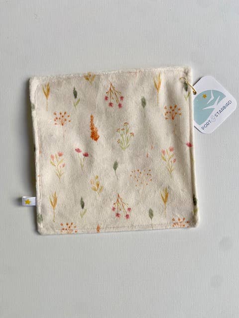 Blush Wildflower Minky Crinkle Sensory Toy - Image 2