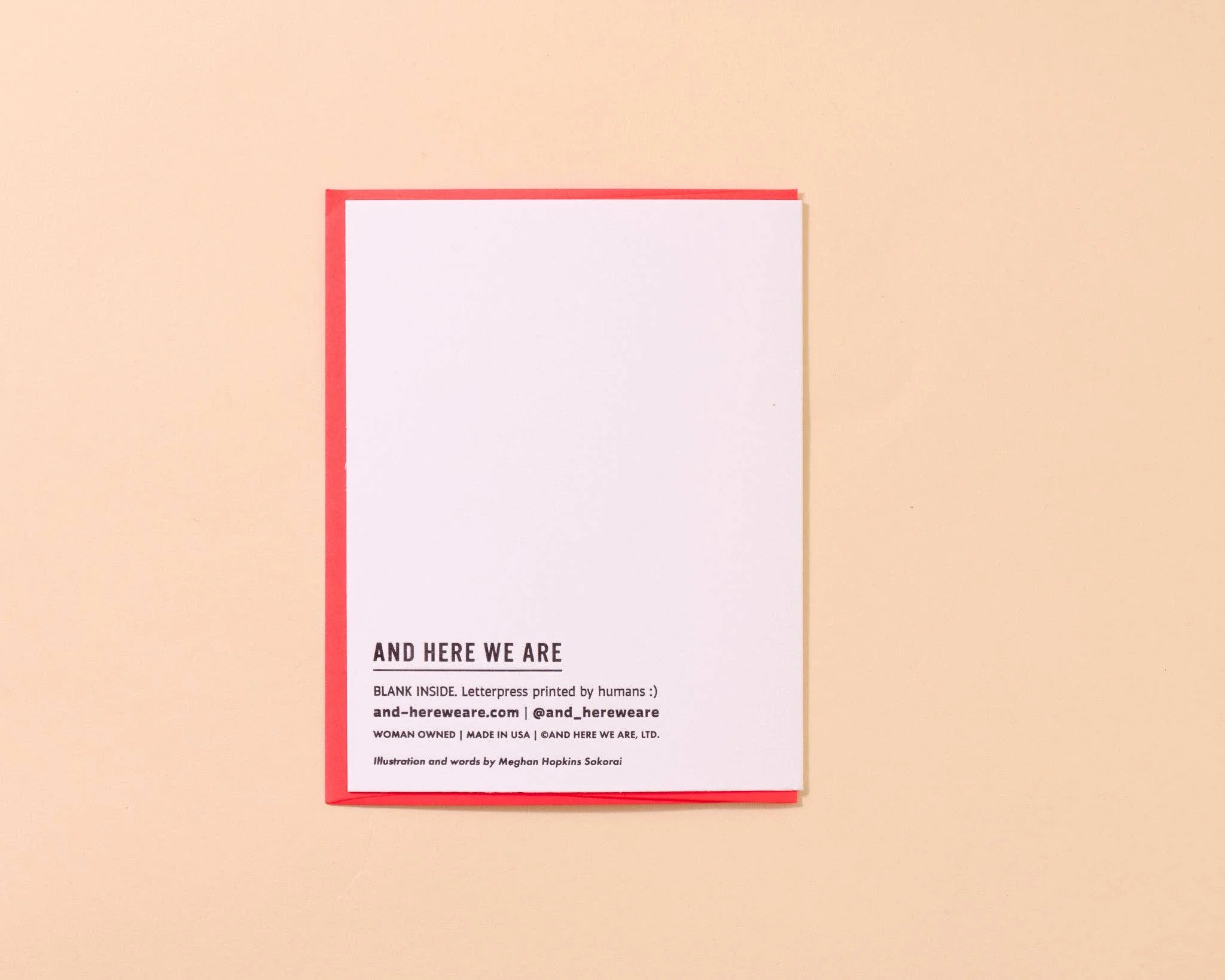 Rad Dad Letterpress Radish Father's Day Card - Image 3