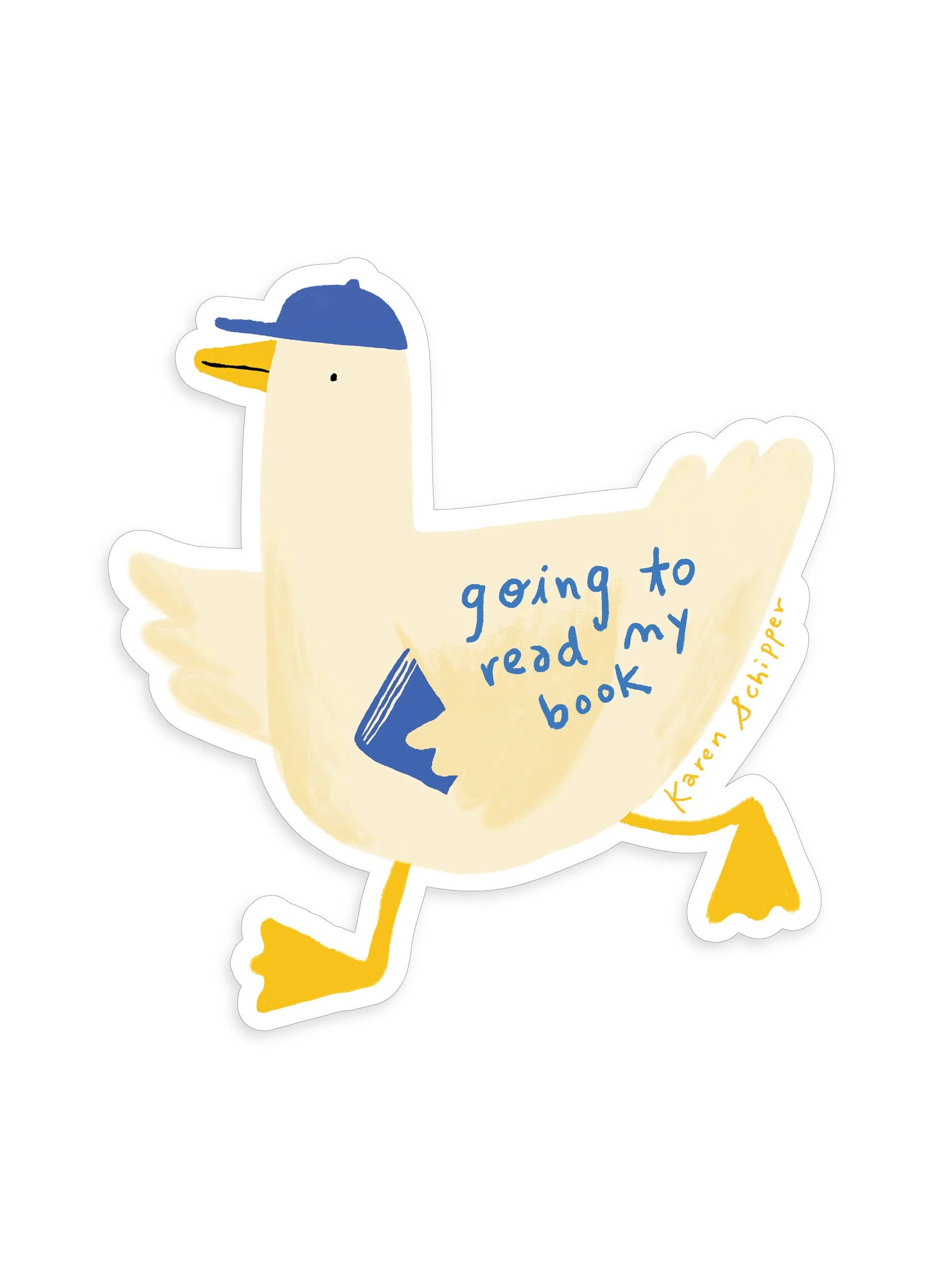 Duck Reader Sticker - Image 1