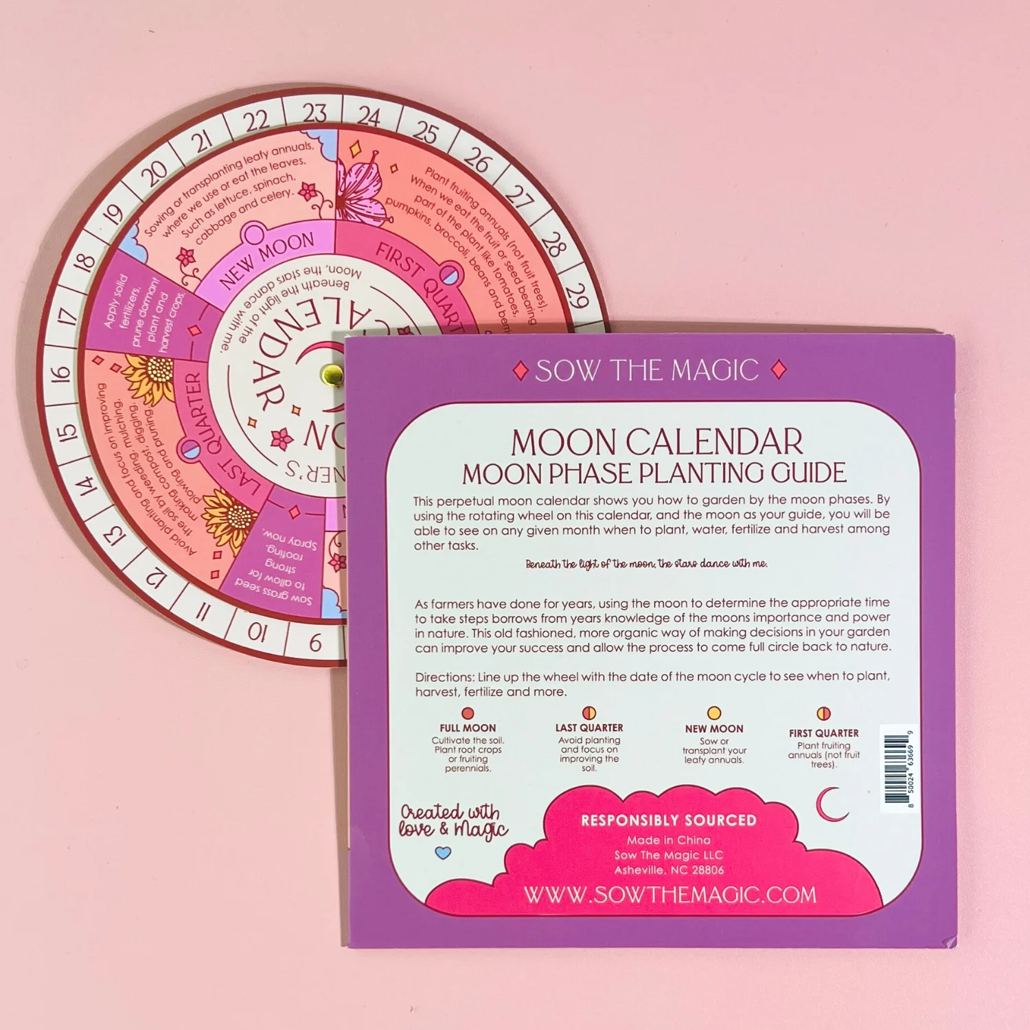 Moon Phase Calendar Spinner Planting Guide - Image 3