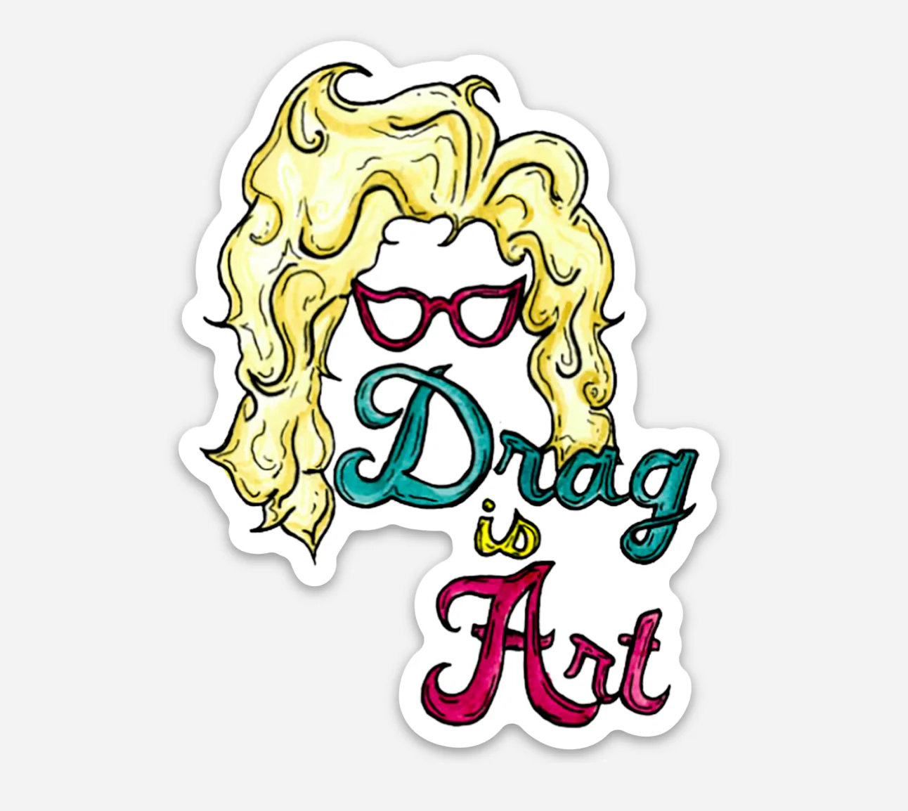 Drag is Art Sticker - Image 1