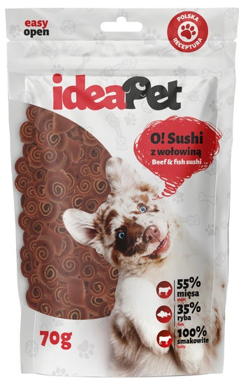 IdeaPet O! Sushi z wołowiną 70g - Image 3