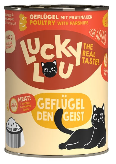 Lucky Lou Lifestage Adult Drób puszka 400g - Image 1