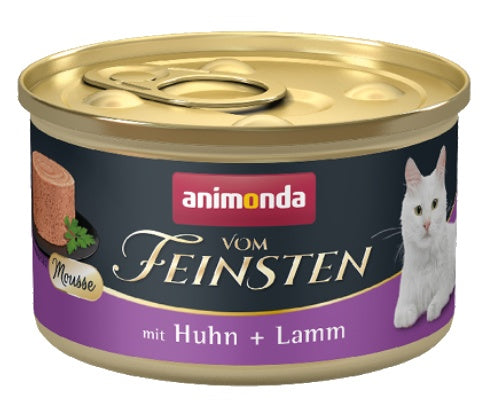 Animonda vom Feinsten cat adult mus kurczak + jagnięcina – aksamitna konsystencja dla wybrednych kotów