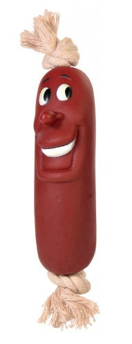 Trixie Kiełbasa winylowa ze sznurkiem 11cm [3242] - Image 1