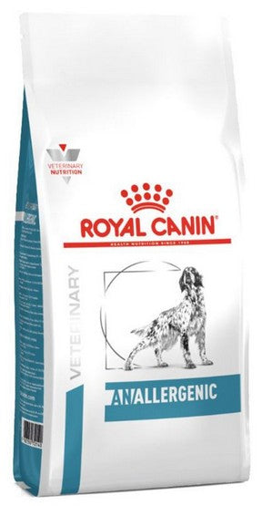 Royal Canin Veterinary Diet Canine Anallergenic 1,5 kg – hydrolizowane oligopeptydy o niskiej alergenności