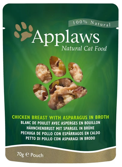 Applaws saszetka dla kota Kurczak i Szparagi 70g - Image 3