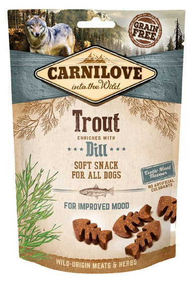 Carnilove Dog Snack Fresh Soft Trout+Dill 200g - Image 1