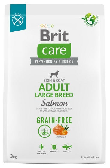 Brit Care Grain Free Adult Large Breed Salmon 3kg - Image 2