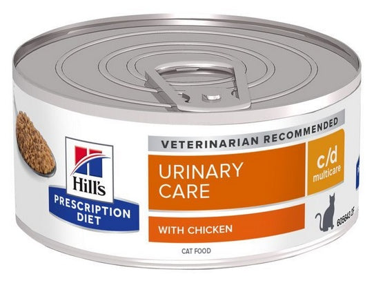 Hill's Prescription Diet c/d Feline z Kurczakiem pasztet puszka 156g - Image 1