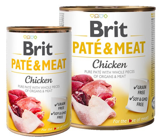 Brit Pate & Meat Dog Chicken puszka 800g - Image 2