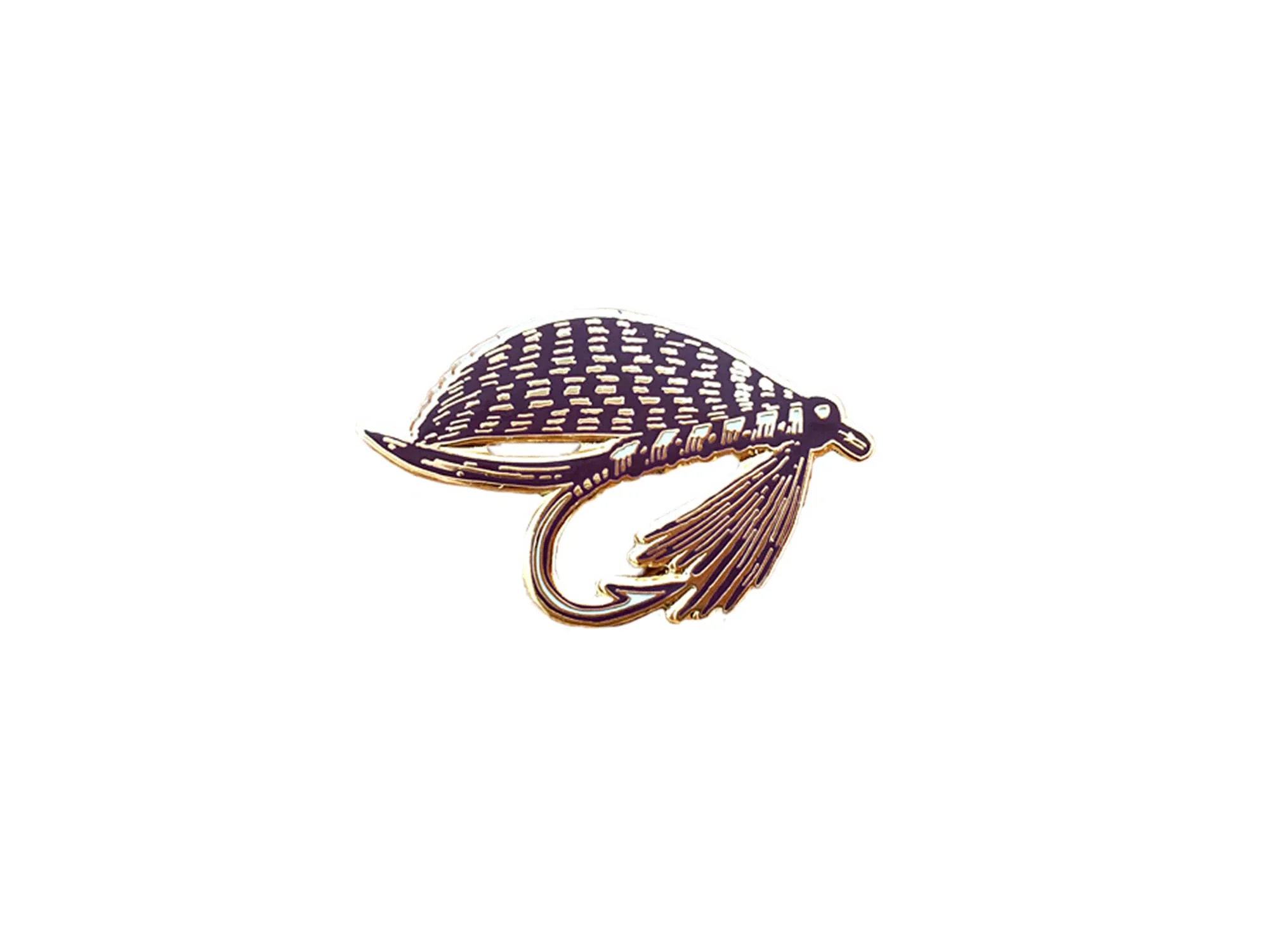 Fly Fishing Enamel Pin - Image 1