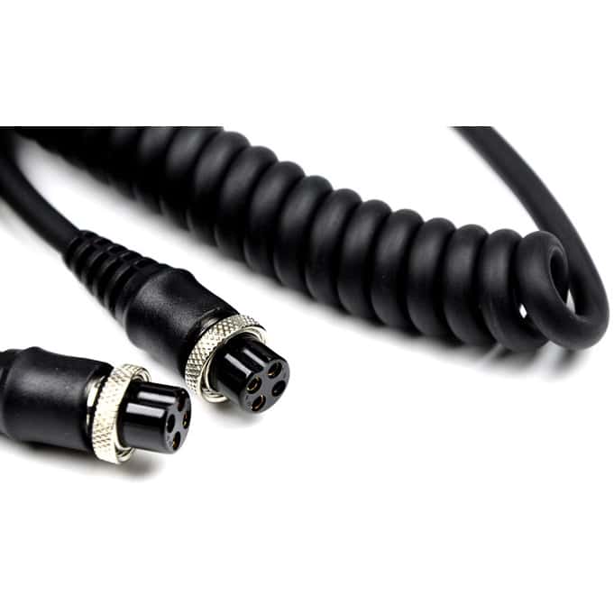 Minelab Curly Cord Power Cable (4 Pin) - Heavy Duty for GP and SD - Image 1