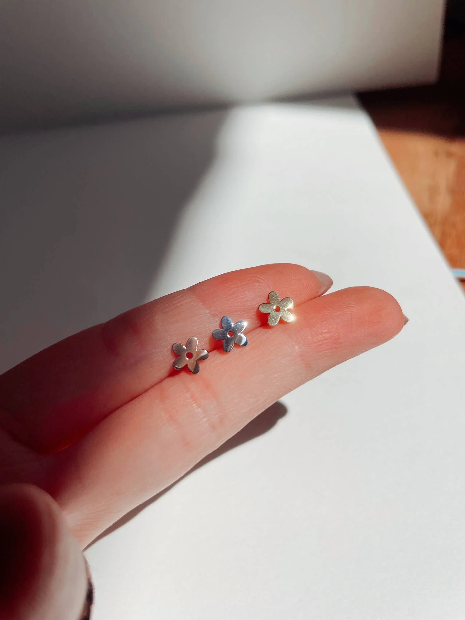 Dainty Little Tiny Things | Funky Flowers | Earring Studs - Image 1