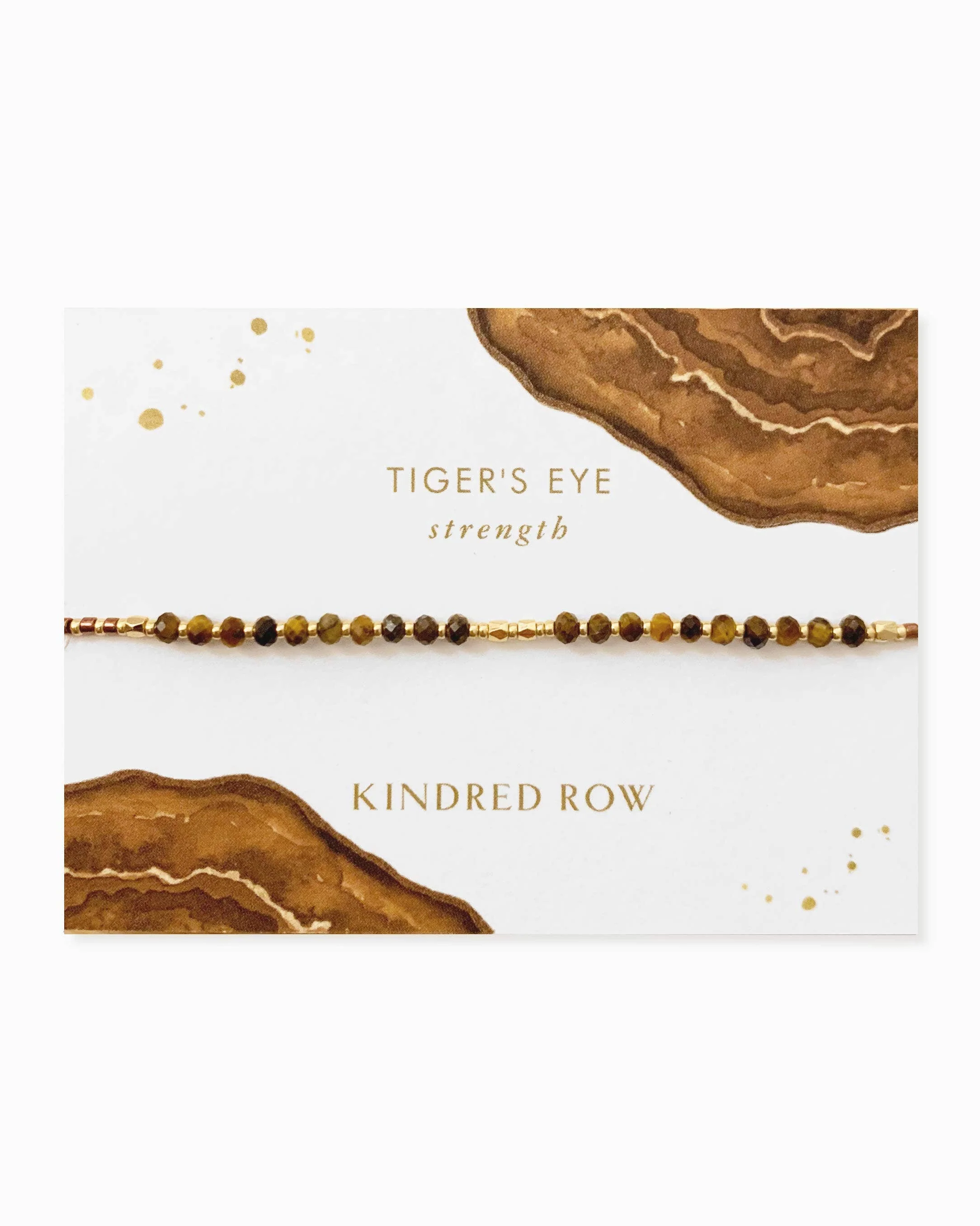 Tiger's Eye Healing Gemstone Stacking Bracelet - Image 1