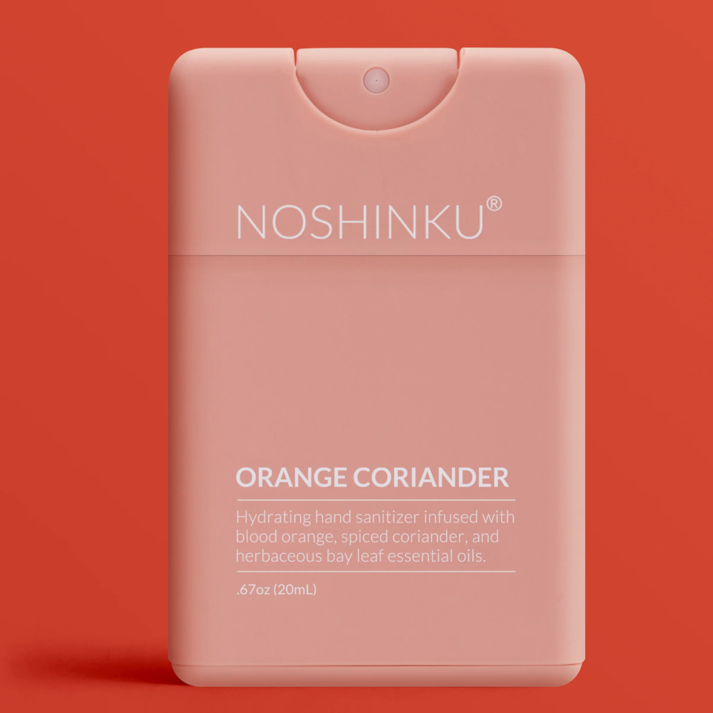 Refillable Orange Coriander Moisturizing Hand Sanitizer