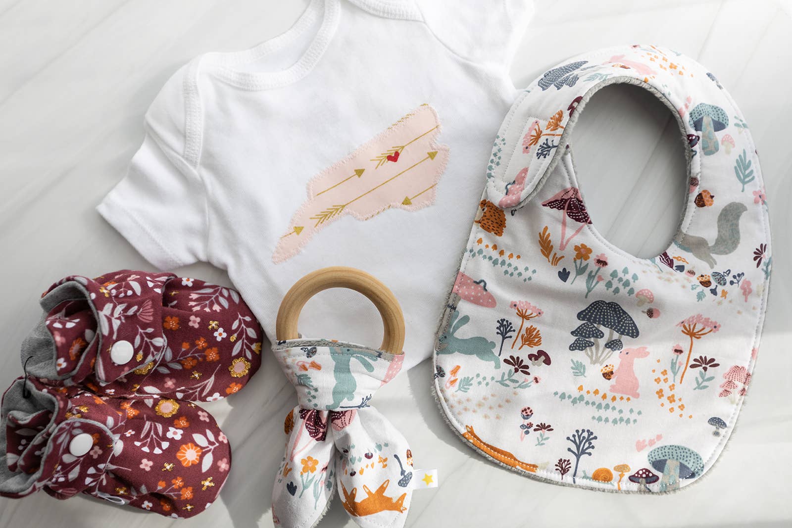 Sweet Forest Friends Bib - Image 1