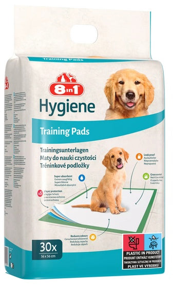 8in1 Mata absorbująca Training Pads 56x57cm – duże opakowanie 30szt