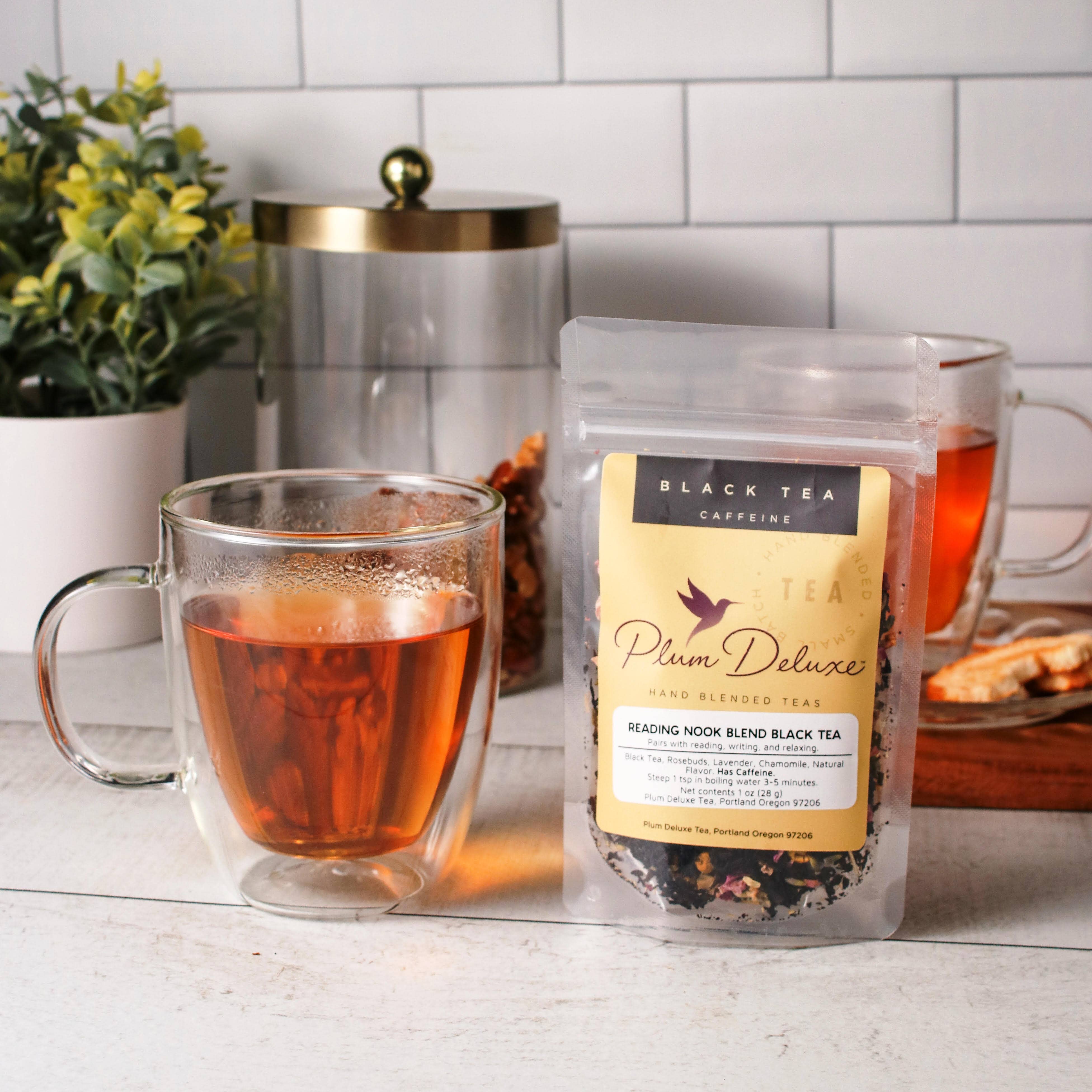 Reading Nook Lavender Rose Chamomile Black Loose Leaf Tea - Image 1