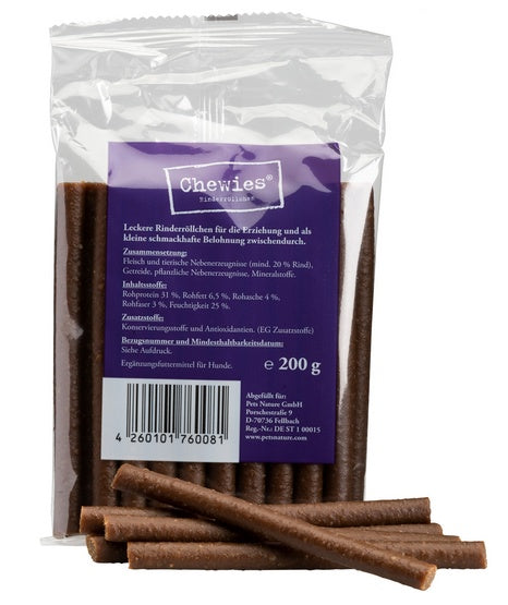 Chewies Rolls wołowina 200g - półwilgotne rolki do podziału - Image 1