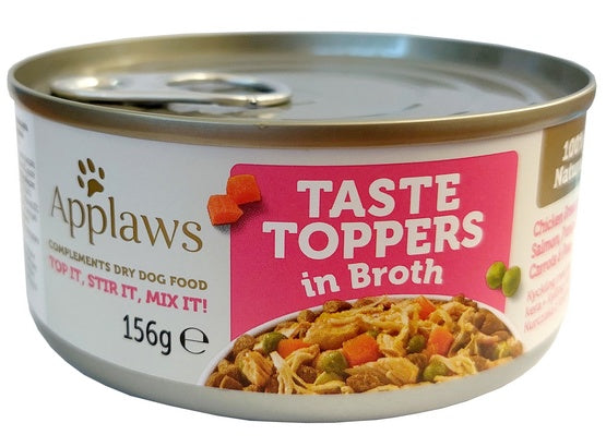 Applaws Dog Taste Toppers puszka z kurczakiem, łososiem i warzywami 156g - Image 2