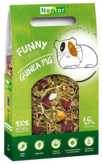 Nestor pokarm dla świnki morskiej Funny 1500 ml – bez ziaren